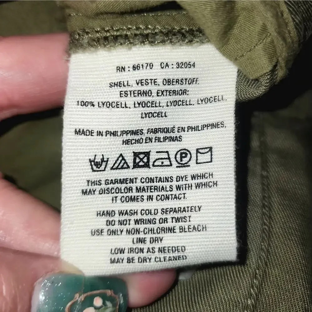 Cartonnier by Anthropologie Kingsley Pants Womens 14 Moss Tie Waist Professional - Picture 9 of 10